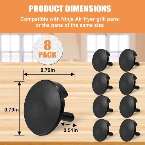 10pcs air fryer rubber - 10pcs,