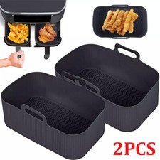 2Pcs Air Fryer Silicone Pot